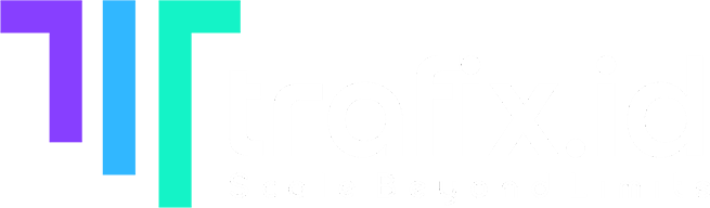 trafix id logo white low